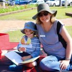 Helping out at the Paint Bundaberg Read event in Buss Park, Bundaberg. August 2016